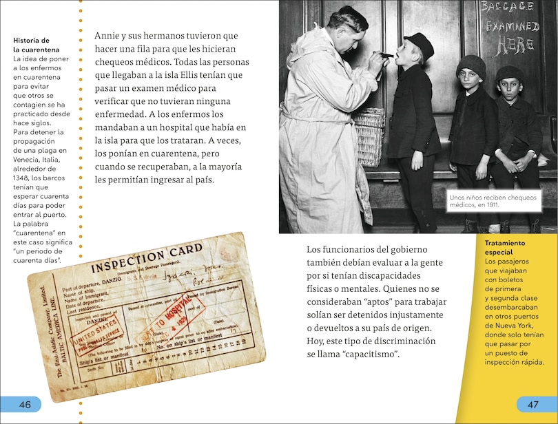 Sample content 3_DK Super Readers Level 4 Viaje a través de la isla de Ellis (Journey Through Ellis Island)