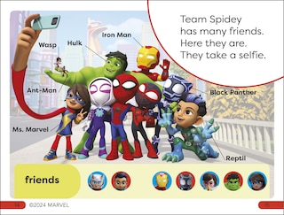 Sample content 3_DK Super Readers Pre-Level Marvel Spidey and His Amazing Friends Go Team Spidey!