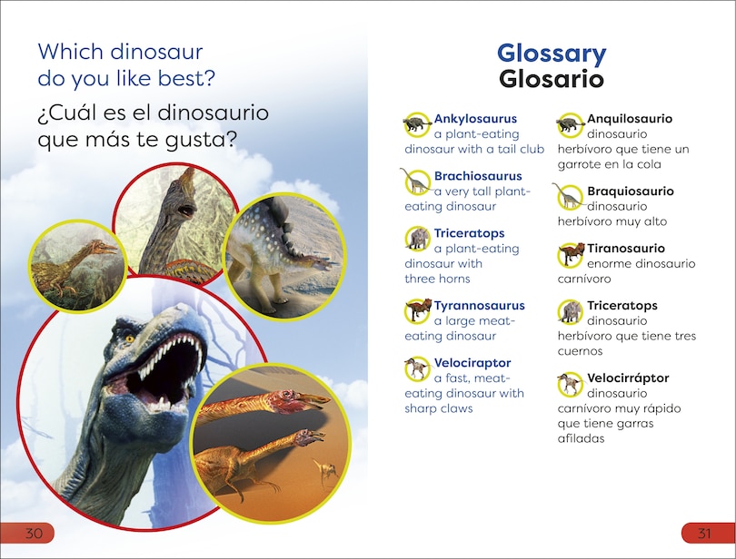 Sample content 3_DK Super Readers Pre-Level Bilingual Meet the Dinosaurs – Conoce los dinosaurios