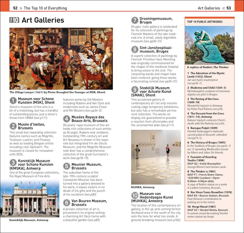 Aper&ccedil;u du contenu 3_DK Top 10 Brussels, Bruges, Antwerp and Ghent