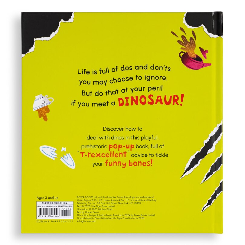 Back cover_Don't Ever Take a T-Rex out for Tea