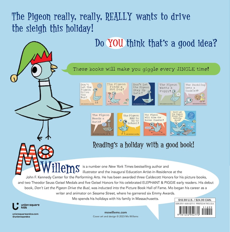 Back cover_Don't Let the Pigeon Drive the Sleigh!