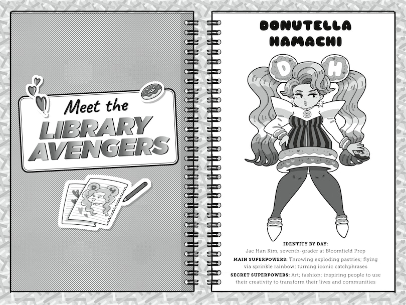 Aper&ccedil;u du contenu_Donutella Hamachi and the Library Avengers