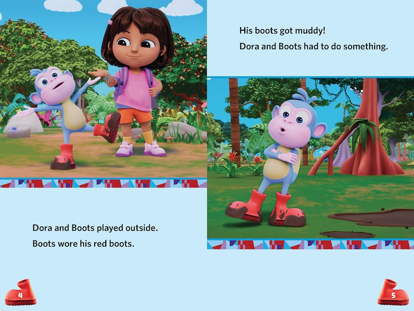 Aper&ccedil;u du contenu 3_Dora: If The Boot Fits (Scholastic Reader, Level 1)