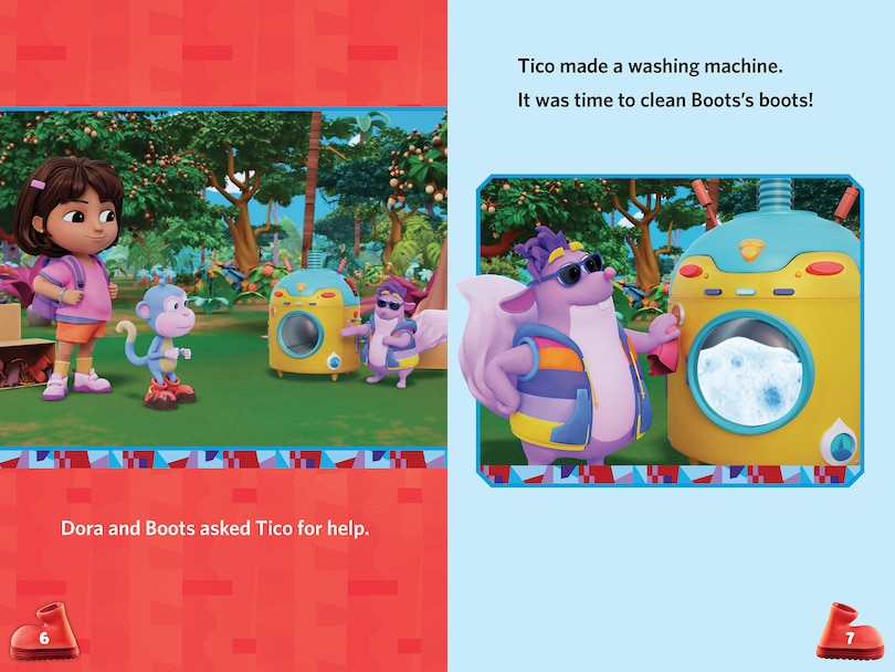 Aper&ccedil;u du contenu 5_Dora: If The Boot Fits (Scholastic Reader, Level 1)