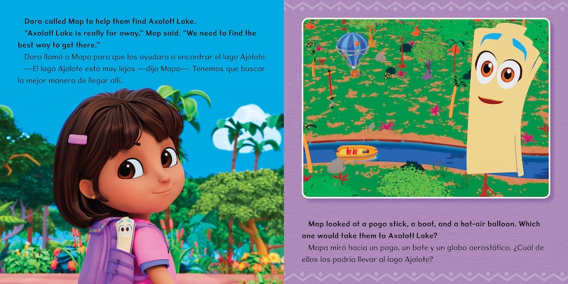 Sample content_Dora: The Little Axolotl / El pequeño ajolote