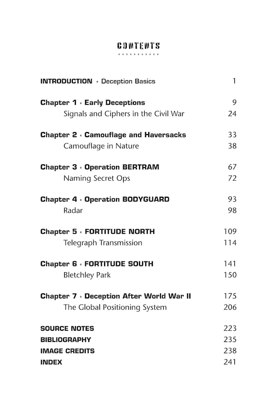 Aper&ccedil;u du contenu_Double Cross: Deception Techniques In War