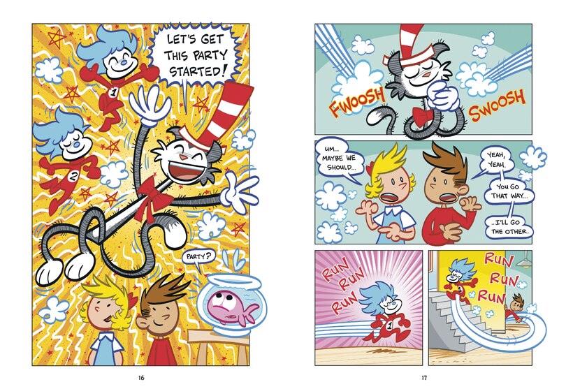 Sample content_Dr. Seuss Graphic Novel: Cat Out of Water