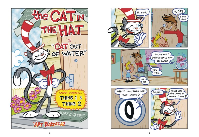 Sample content 3_Dr. Seuss Graphic Novel: Cat Out of Water