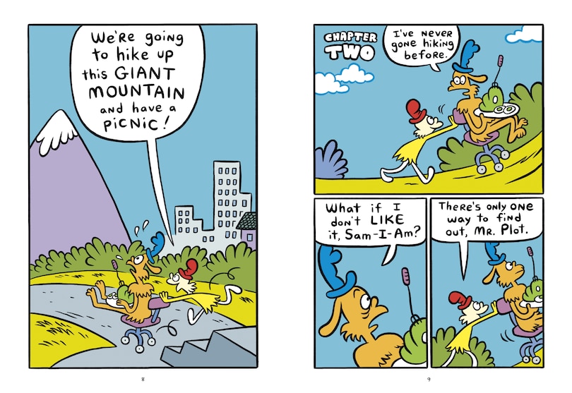 Sample content_Dr. Seuss Graphic Novel: Green Eggs and Ham Take a Hike