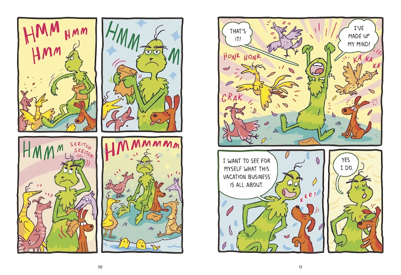 Sample content 2_Dr. Seuss Graphic Novel: The Grinch Takes a Vacation