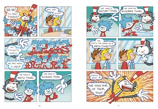 Sample content 3_Dr. Seuss Graphic Novel: Thing One and Thing Two Have Homework to Do