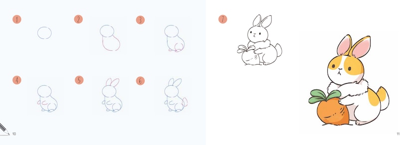 Sample content 3_Draw 30: Kawaii Animals