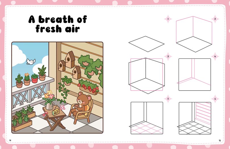 Aper&ccedil;u du contenu 3_Draw me! Color me!: Cute & Cozy Home