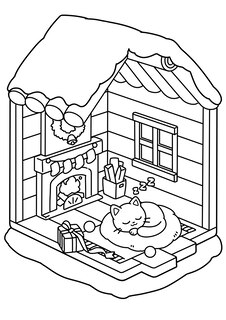 Aper&ccedil;u du contenu 4_Draw me! Color me!: Cute & Cozy Home