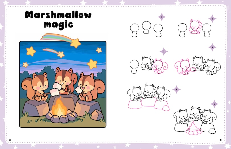 Aper&ccedil;u du contenu 3_Draw me! Color me!: Cute & Cozy Friends