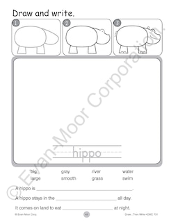 Aperçu du contenu 2_Draw…Then Write, Grade 1 - 3 Teacher Resource