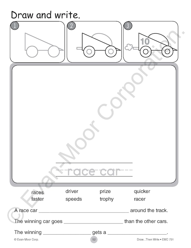 Aperçu du contenu 5_Draw…Then Write, Grade 1 - 3 Teacher Resource