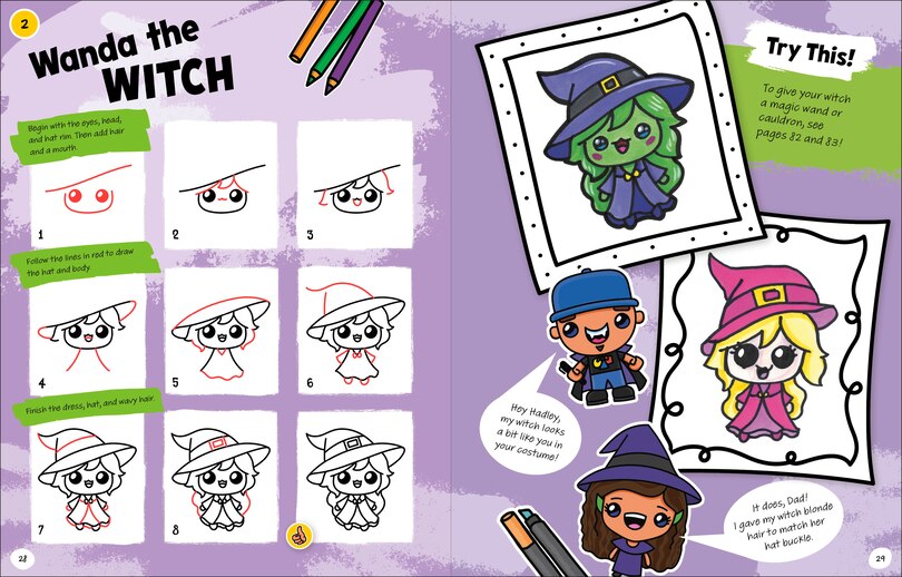 Sample content 4_Draw with Art for Kids Hub Halloween