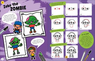 Sample content 5_Draw with Art for Kids Hub Halloween