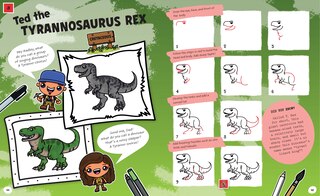 Sample content 2_Draw with Art for Kids Hub Dinosaurs