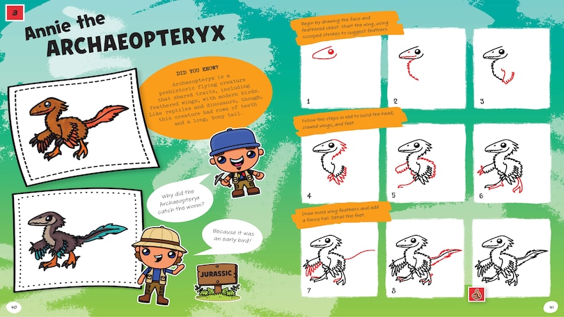 Sample content 3_Draw with Art for Kids Hub Dinosaurs