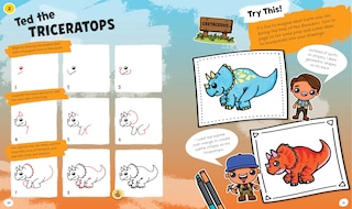 Sample content 4_Draw with Art for Kids Hub Dinosaurs