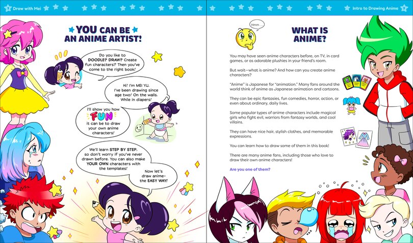 Sample content 2_Draw with Mei: How to Draw Anime Characters