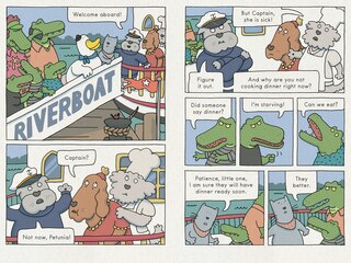 Sample content 2_Duck and Cat Ride the Riverboat