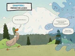 Sample content_Duck and Moose: Moose Blasts Off!