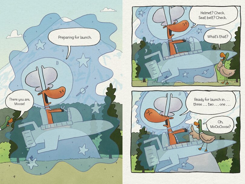 Sample content 2_Duck and Moose: Moose Blasts Off!