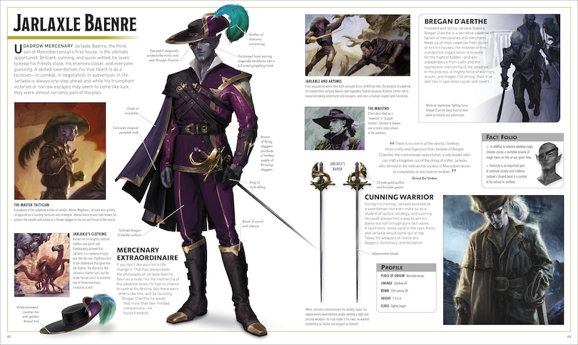 Aper&ccedil;u du contenu 5_Dungeons and Dragons The Legend of Drizzt Visual Dictionary