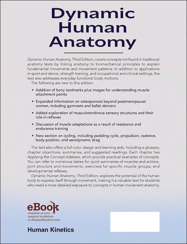 Back cover_Dynamic Human Anatomy