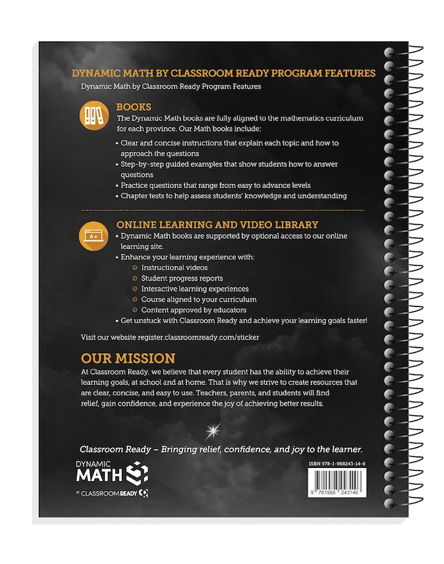 Back cover_Dynamic Math Grade 9 (BC Edition)