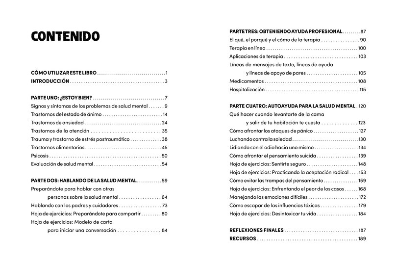 Sample content_Dónde empezar: Una guía de supervivencia para la ansiedad, la depresión y otras condiciones de salud mental (Where to Start Spanish Edition)