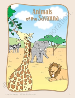 Aperçu du contenu 2_Early Bird: Animals, Age 4 - 5 Workbook