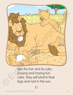 Aperçu du contenu 3_Early Bird: Animals, Age 4 - 5 Workbook