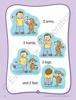 Aperçu du contenu 3_Early Bird: Body, Age 4 - 5 Workbook