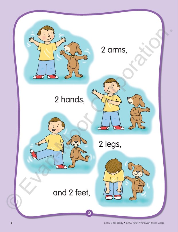 Aperçu du contenu 3_Early Bird: Body, Age 4 - 5 Workbook