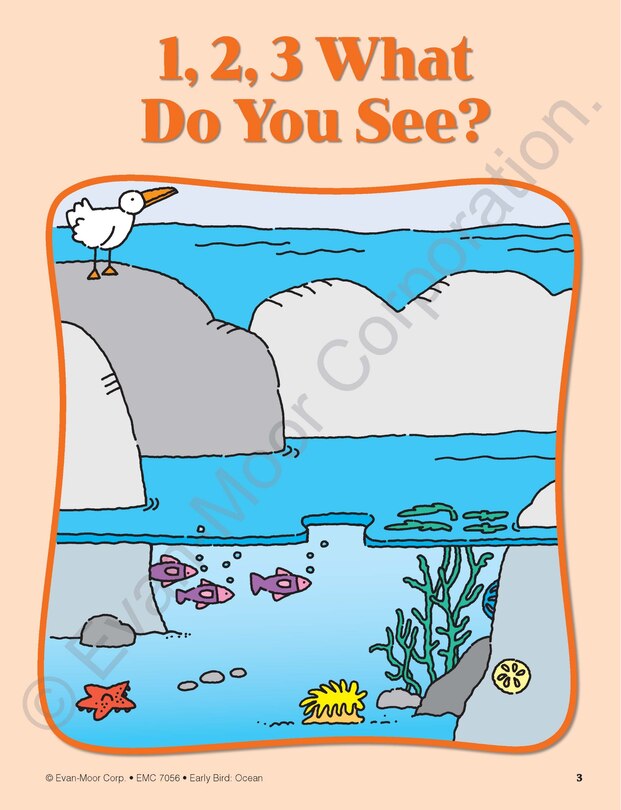 Aperçu du contenu 2_Early Bird: Ocean, Age 4 - 5 Workbook