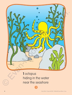 Aperçu du contenu 3_Early Bird: Ocean, Age 4 - 5 Workbook