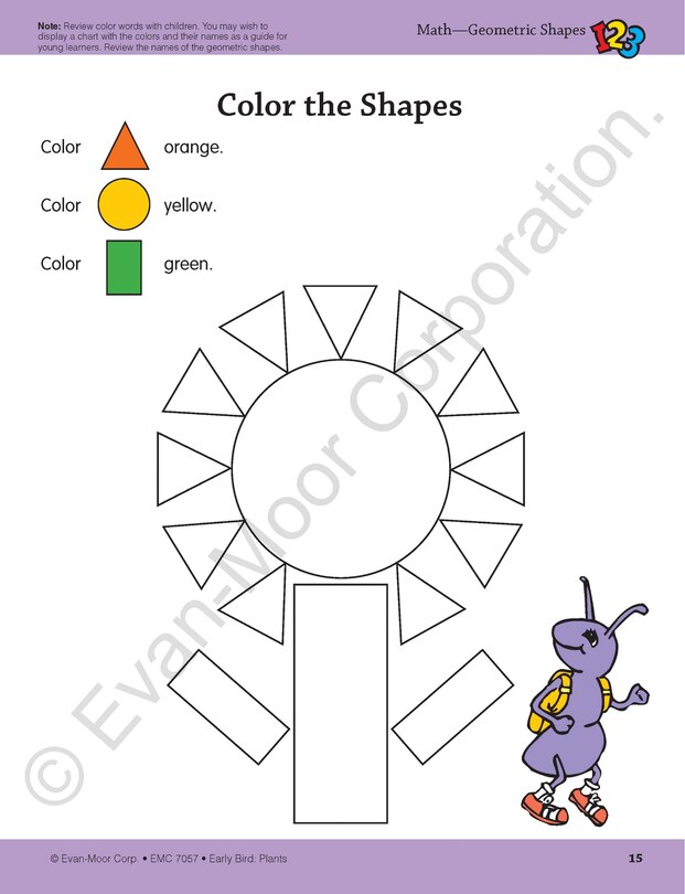 Sample content 5_Early Bird: Plants, Age 4 - 5 Workbook