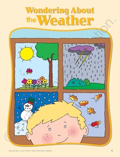 Aperçu du contenu 2_Early Bird: Weather, Age 4 - 5 Workbook