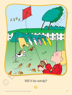 Aperçu du contenu 3_Early Bird: Weather, Age 4 - 5 Workbook