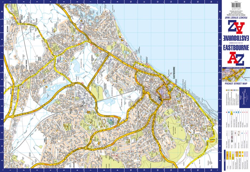 Sample content 2_Eastbourne A-Z Pocket Street Map