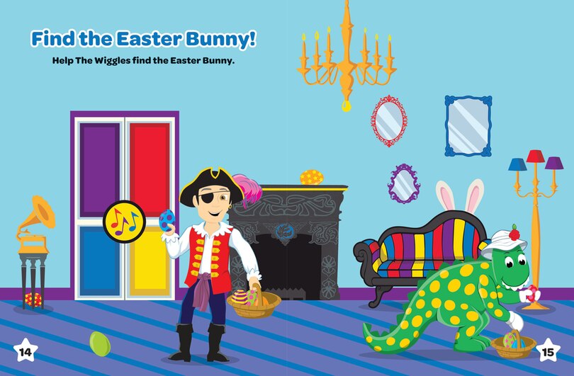 Aper&ccedil;u du contenu_Easter Egg Hunt Sticker Activity Book