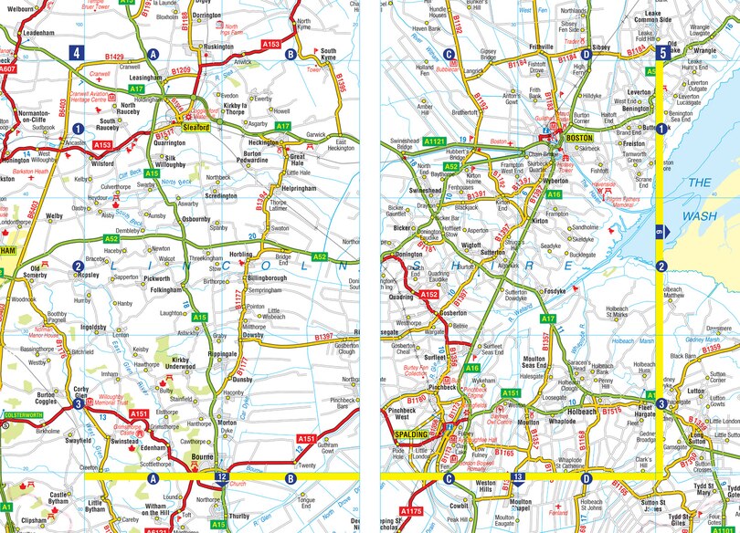 Aper&ccedil;u du contenu 4_Eastern England A-Z Road Atlas