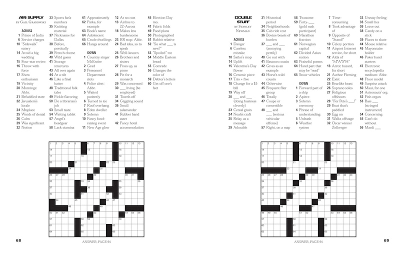 Sample content 4_Easy As Pie Crosswords: Super Easy!