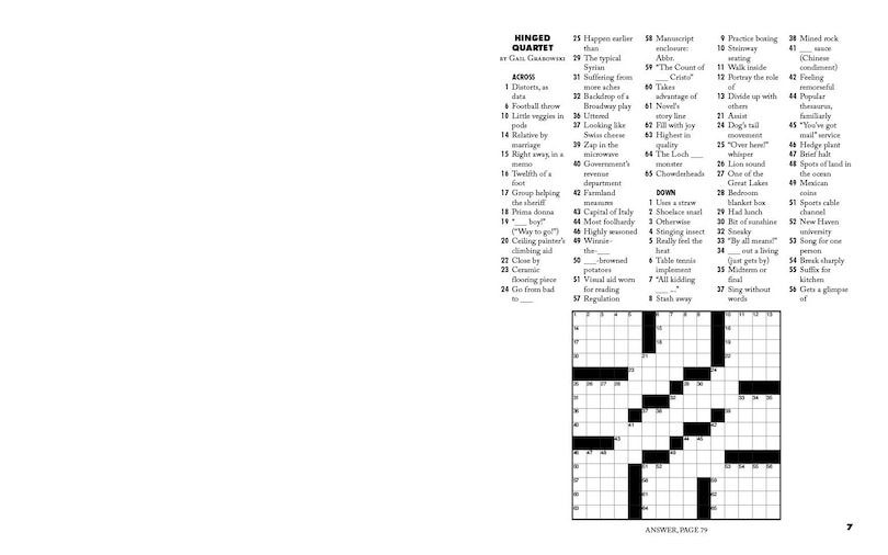 Sample content 2_Easy as Pie Crosswords: Totally Easy!