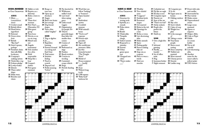 Sample content 5_Easy as Pie Crosswords: Totally Easy!